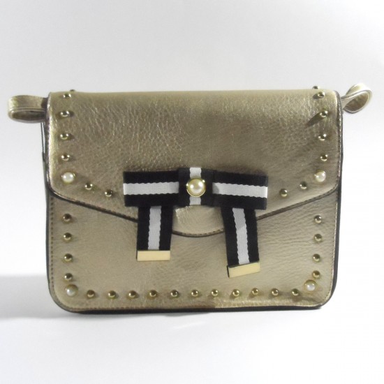Женская модельная сумочка-клатч FASHION A1976 золотой 2