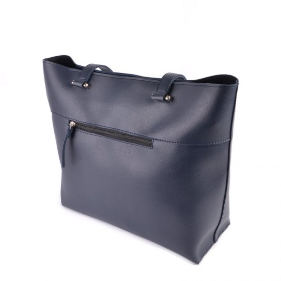Женская модельная сумка + косметичка КАМЕЛИЯ М245 темно-синий