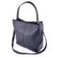 Жіноча модельна сумка на три відділення КАМЕЛІЯ М235 темно-синій