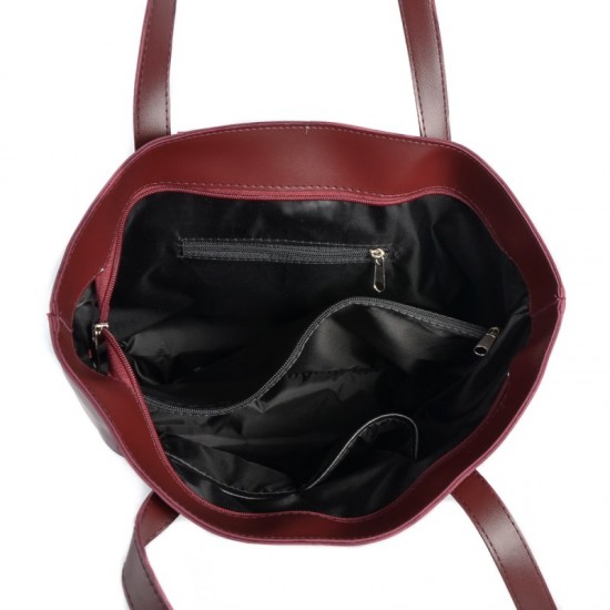 Женская модельная сумка КАМЕЛИЯ М225 бордовый