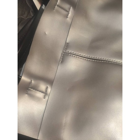 Жіноча модельна сумка на КАМЕЛІЯ М223 срібло + чорний (Уцінка)