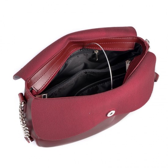 Жіноча модельна сумка КАМЕЛІЯ М213 бордовий