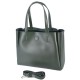 Жіноча модельна сумка LUCHERINO 677 зелений (пляшковий)