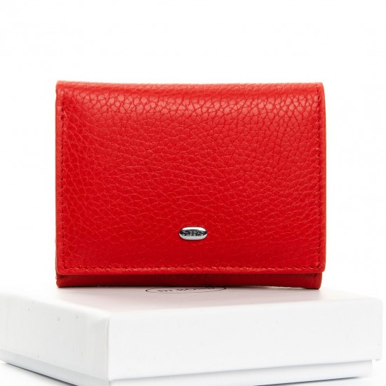 Жіночий шкіряний гаманець dr.Bond Classic WS-6 червоний