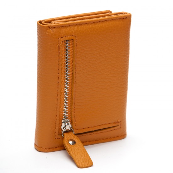 Женский кожаный кошелек dr.Bond Classic WS-6 желтый