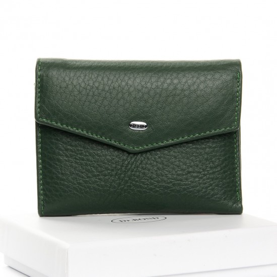 Жіночий шкіряний гаманець dr.Bond Classic WS-3 зелений