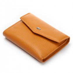 Женский кожаный кошелек dr.Bond Classic WS-3 желтый