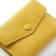 Женский кожаный кошелек dr.Bond Classic WS-20 желтый