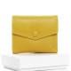 Жіночий шкіряний гаманець dr.Bond Classic WS-20 жовтий
