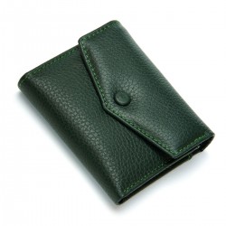 Женский кожаный кошелек dr.Bond Classic WS-20 зеленый Женский кожаный кошелек dr.Bond Classic WS-20 зеленый