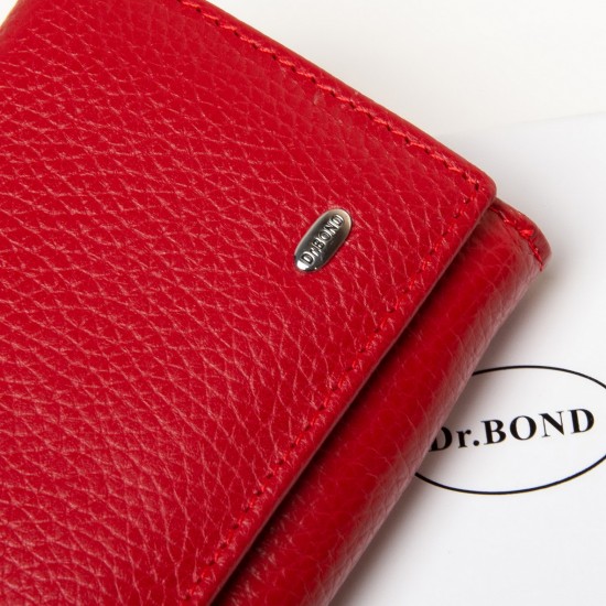 Жіночий шкіряний гаманець dr.Bond Classic WS-10 червоний