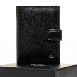 Чоловічий шкіряний портмоне DR. BOND Classic M3638 чорний Чоловічий шкіряний портмоне DR. BOND Classic M3638 чорний