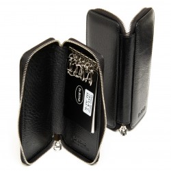 Мужской кожаный кошелек-ключница dr.Bond Classic M3047 черный Мужской кожаный кошелек-ключница dr.Bond Classic M3047 черный