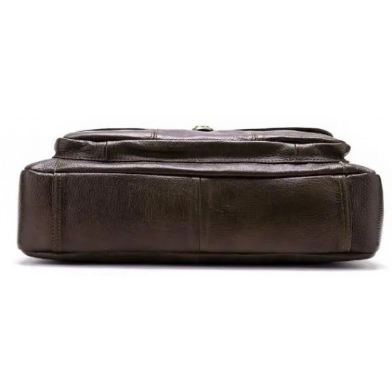 Деловая сумка-портфель из натуральной кожи Vintage 14798 коричневый