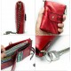 Жіночий гаманець з натуральної шкіри Vintage 14680 червоний
