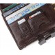 Мужской кошелек из натуральной кожи Vintage 14602 коричневый