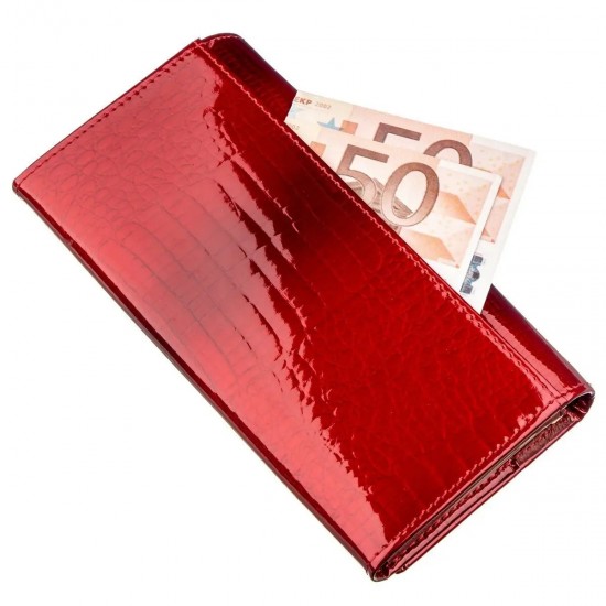 Жіночий гаманець з натуральної шкіри ST Leather 18903 червоний