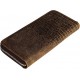Мужской клатч из натуральной кожи крокодил Vintage 14462 коричневый