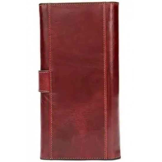 Женский кошелек из натуральной кожи Vintage 14916 бордовый