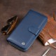 Жіночий гаманець із натуральної шкіри ST Leather 19301 темно-синій