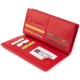 Жіночий гаманець із натуральної шкіри ST Leather 19275 червоний