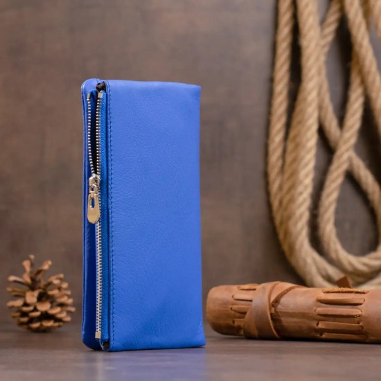 Жіночий гаманець із натуральної шкіри ST Leather 19205 синій