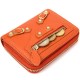 Жіночий гаманець із натуральної шкіри Guxilai 19399 помаранчевий