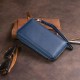 Жіночий гаманець з натуральної шкіри ST Leather 19340 темно-синій