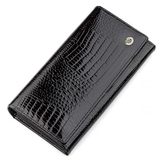 Женский кошелек из натуральной кожи ST Leather 18390 (S2001A) черный