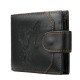 Мужской кошелек из натуральной кожи Vintage 20232 черный