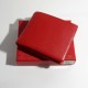Женский кошелек из натуральной кожи на магнитах LARGONI 0066-1 красный