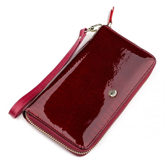Женский кошелек из натуральной кожи ST Leather 18400 (S4001A) бордовый