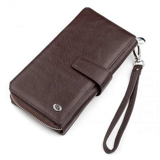 Женский кошелек из натуральной кожи ST Leather 18457 (SТ228) коричневый