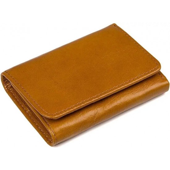 Жіночий гаманець з натуральної шкіри Vintage 14597 рудий