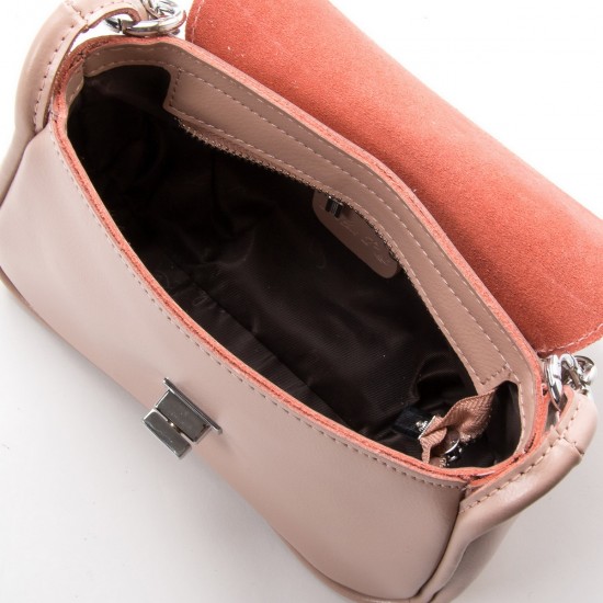 Женская сумочка из натуральной кожи ALEX RAI 4001 пудра