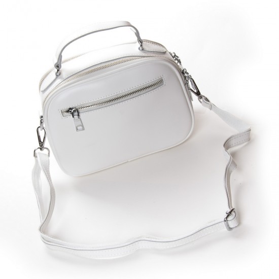 Жіноча сумочка з натуральної шкіри ALEX RAI 39-2233  білий