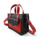 Жіноча модельна сумка LARGONI +1981 чорний + червоний 
