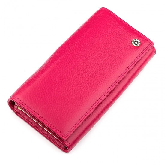 Женский кошелек из натуральной кожи Boston 18482 (S6001B) розовый