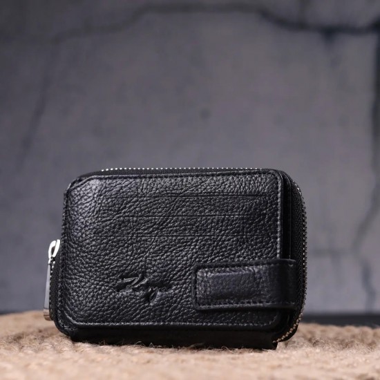 Жіночий гаманець з натуральної шкіри KARYA 21343 чорний