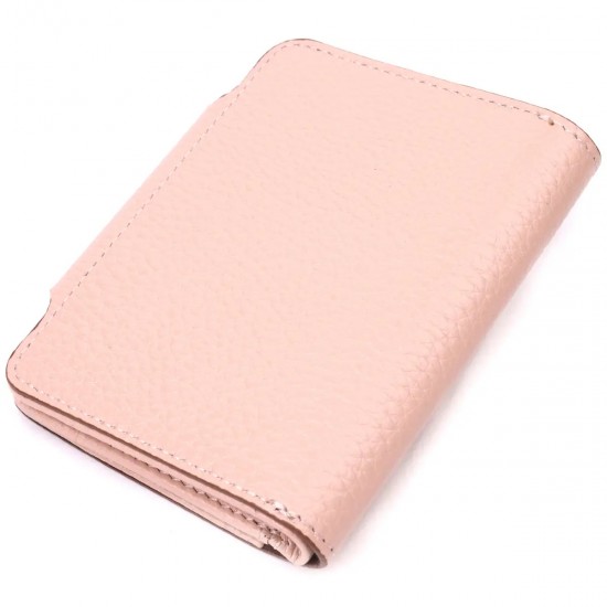 Жіночий гаманець з натуральної шкіри KARYA 21348 рожевий
