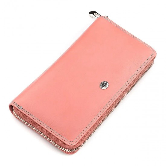 Женский кошелек из натуральной кожи ST Leather 18378 (SB71) розовый