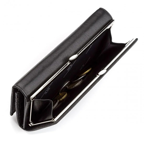 Женский кошелек из натуральной кожи ST Leather 18404 (ST1518) черный