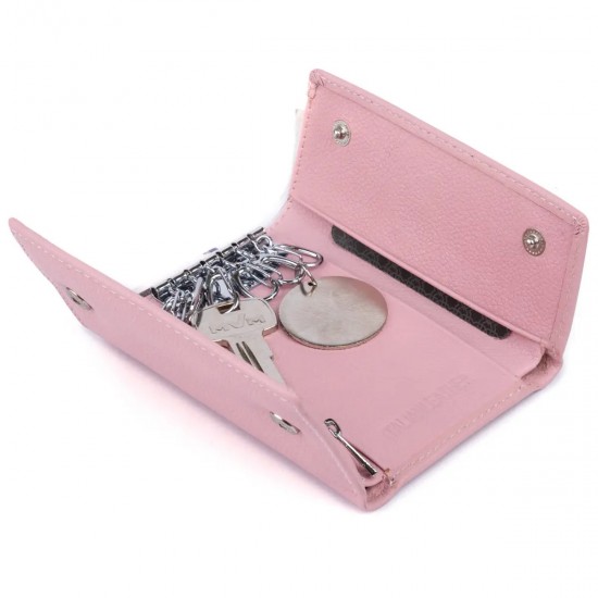 Женский кошелек-ключница из натуральной кожи ST Leather 19227 розовый