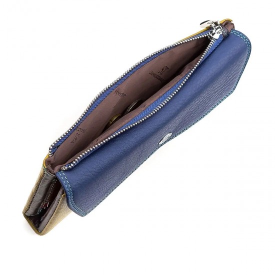 Жіночий гаманець з натуральної шкіри ST Leather 18405 (SB42-2)  синій