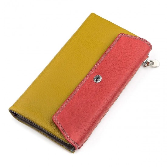 Жіночий гаманець з натуральної шкіри ST Leather 18407 (SB42-2) рожевий