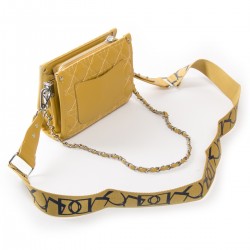 Жіноча сумочка-клатч FASHION 01-06 7116 жовтий Жіноча сумочка-клатч FASHION 01-06 7116 жовтий