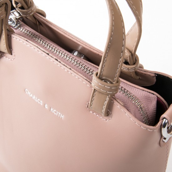 Женская сумочка на три отделения FASHION 17059 розовый