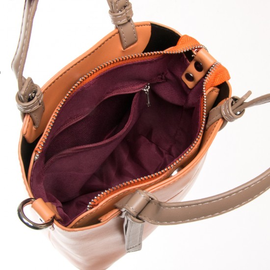 Женская сумочка на три отделения FASHION 17059 оранжевый