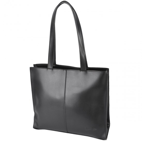 Женская сумка на три отделения LUCHERINO 770 черный