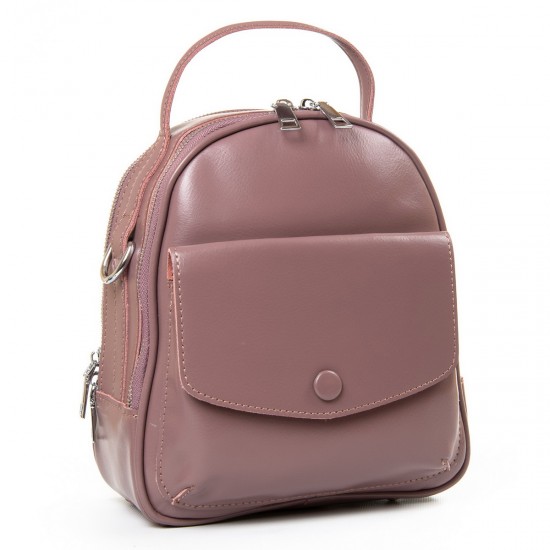 Женская сумочка-рюкзак из натуральной кожи ALEX RAI 2229 лиловый